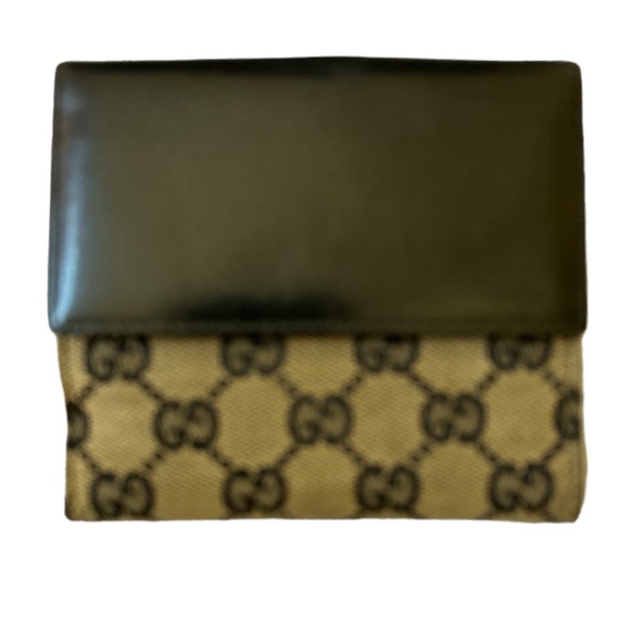 Authentic Gucci Monogram Double Sided  Bifold Wallet - Picture 3 of 10